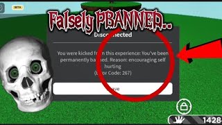 How I got FALSELY PBANNED from Slap Battles UNBANNICKPLAYSRBX [upl. by Hueston]