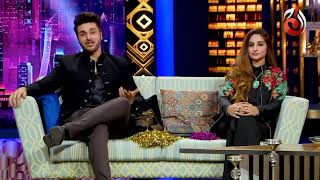 watch ahsan khan and his wife fatima ahsan on aaj entertainment [upl. by Adria]