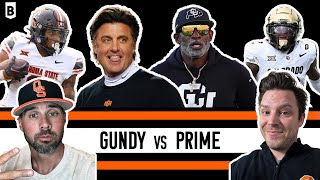 S3E22  OkState vs Colorado Preview  Gundy vs Prime Ollie Gordon vs Travis Hunter [upl. by Vaientina]