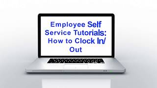 ESS Tutorials How To Clock In and Out [upl. by Ennyroc]