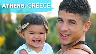 We Turned Our Baby Into A Greek Goddess Athens Greece With Kids [upl. by Rebor]