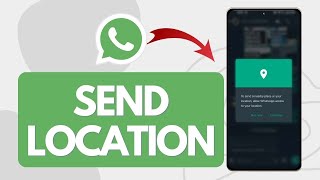 How to Send Location on Whatsapp Quick guide [upl. by Ahsiyn]