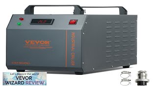 VEVOR Industrial Water Chiller CW3000 80W AirCooled Industrial Water Cooler Cooling Review [upl. by Eille]