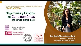 Oligarquías y Estados en Centroamérica una mirada a largo plazo [upl. by Farrell]