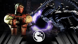 Mortal Kombat X  Ermac Vs Alien Very Hard [upl. by Earehc947]