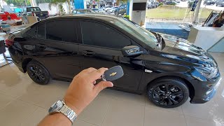 Detalhes novo Chevrolet onix plus premier midnight turbo 116cv 2022 preto ouro negro [upl. by Hubie]