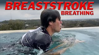 Learn to Breathe Right in Breaststroke  Easy Breastsroke Breathing Technique for Beginners [upl. by Leitao]