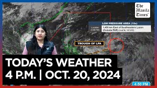 Todays Weather 4 PM  Oct 20 2024 [upl. by Tenom]