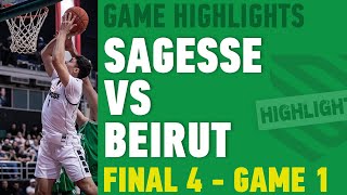 Highlights Sagesse vs Beirut  Final 4  Game 1  30 April 2024 [upl. by Kiran180]