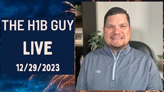 THE H1B GUY LIVE 12292023 Seven Employment Based Immigration Predictions for 2024 [upl. by Nelak]