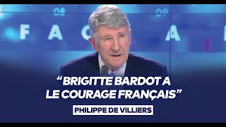 Philippe de Villiers  quotBrigitte Bardot a le courage françaisquot [upl. by Suoivart]