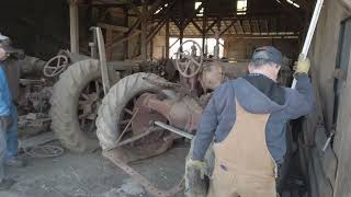 Moving Tractors That Sat For Decades The McMath Estate Collection Auction  Aumann Vintage Power [upl. by Michael]