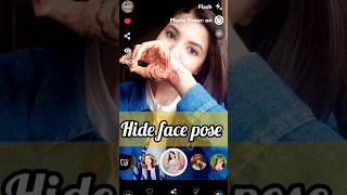 Hide face selfie pose ideas 💡 Must try ytshorts short feed viralshorts [upl. by Alyahsat]