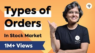 How To Buy Shares In Share Market For Beginners and Types of Orders In Stock Market By CA Rachana [upl. by Eniamrahs419]