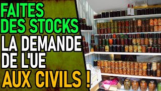 FAIRE DES STOCK  Lappel de LUE aux CITOYEN [upl. by Nickolas]