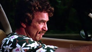 Tom Sellecks Most Explosive Car Chase  Magnum PI CLIP [upl. by Einohtna934]