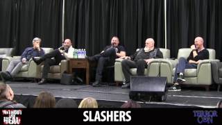 Slashers Panel Sid Haig Kane Hodder Robert Brian Wilson and David Naughton [upl. by Einial]