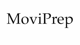 How to Pronounce MoviPrep [upl. by Philbo]