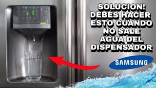 NO SALE AGUA  REFRIGERADOR SAMSUNG RS26DDAPN RS26DDARS [upl. by Yraek111]