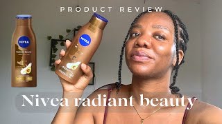 Nivea radiant beauty advance care lotion product review [upl. by Mirna243]