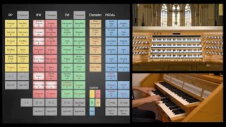 Tour of Stops  Billerbeck Dom St Ludgerus Hauptwerk Sampleset Fleiter  Demonstration HW5 [upl. by Amada8]