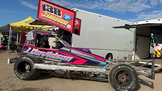 Brisca F1 Stockcars Consolation 1 Skegness Raceway 150924 [upl. by Elleirda]