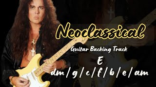 Neoclassical Metal Guitar Backing Track [upl. by Arriek]