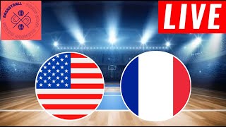 France Women vs Usa Women Basketball Live Score  THE FINAL  Basketball Olympics Games Paris 2024 [upl. by Yadseut]