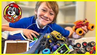 KIDS PLAYALONG  BUILD WITH CALEB A MONSTER TRUCK STADIUM [upl. by Laing]