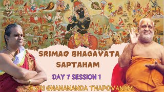 Srimad Bhagavatha Sapthaham  Day 7 Session 1  Thapovanam [upl. by Netsua]