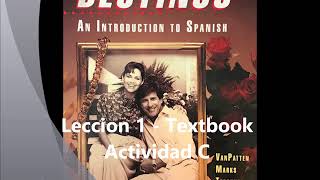 Destinos Lección 1 Textbook [upl. by Echo641]