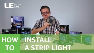 How to Install LED Strip Lights  The Easiest Video Guide Everyone Can DIY [upl. by Nwahser359]