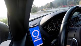 BMW 125d Acceleration 0100 GPS Dragy  Racechip S [upl. by Atiekahs]