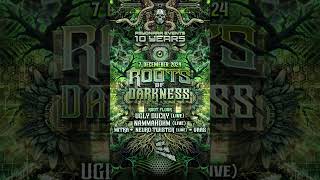 Roots of Darkness  10 Years Psyonara Events🧠 darkpsy party hamburg psyonara psytrance rave [upl. by Halueb]