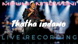 Mpumi Mtsweni singing ThathIndawo at her Live recording at Goshen City Church [upl. by Flynn586]