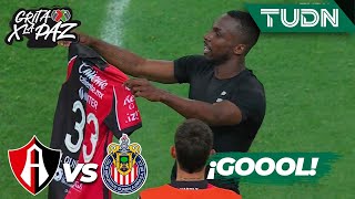 ¡REVENTÓ EL ESTADIO ¡Gol de Quiñones  Atlas 11 Chivas  Grita México C22  J11  TUDN [upl. by Lull]