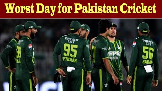 Worst Day for Pakistan Cricket 😡 [upl. by Gannes]