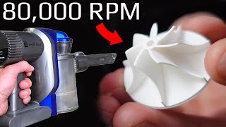 3D Printed Turbo Impeller VS Dyson Motor [upl. by Jammie]