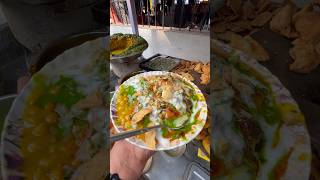 Tasty समोसा चाट की plate 40₹ में 👌❤️😋 roadside selling snacks 😱 shorts trending viral [upl. by Alleuol]