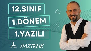 12Sınıf Matematik 1Dönem 1Yazılı  Logaritma ve Diziler öğrenmegarantili [upl. by Pamella]