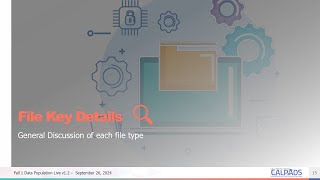2425 CALPADS Fall 1 Data Population Batch Live  Module C File Key Details [upl. by Rolecnahc]