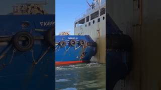 Tugboat Attaches Towing Line to Sailing Chemical Tanker Ship in Port of Rotterdam ship boat sea [upl. by Ydnil]