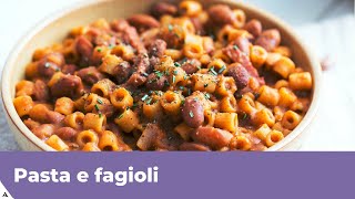 PASTA E FAGIOLI Ricetta classica [upl. by Osnohpla997]