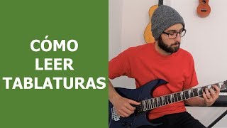 Cómo leer tablaturas para guitarra [upl. by Aissert940]