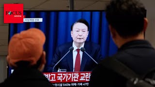 Südkoreas Präsident Yoon ruft Kriegsrecht aus [upl. by Enajharas]