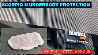 SCORPIO N UNDERBODY PROTECTION  BIMBRA 4x4 [upl. by Marje]