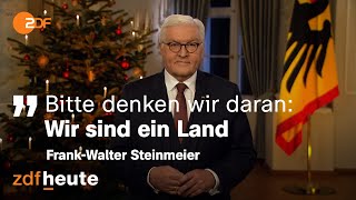 Weihnachtsansprache von Bundespräsident Steinmeier [upl. by Nola]