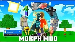 BEST MORPH MOD FOR MINECRAFT 121 EDITING FOR MOBILE 100 REAL [upl. by Rudich569]