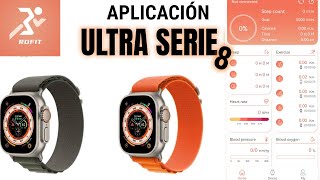 Aplicación RDFIT⌚para el reloj ULTRA SERIE 8 [upl. by Ferriter851]