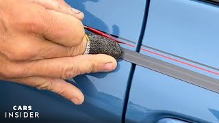 Pinstriping Is Professional Freehanded Line Art  Cars Insider [upl. by Trevar]